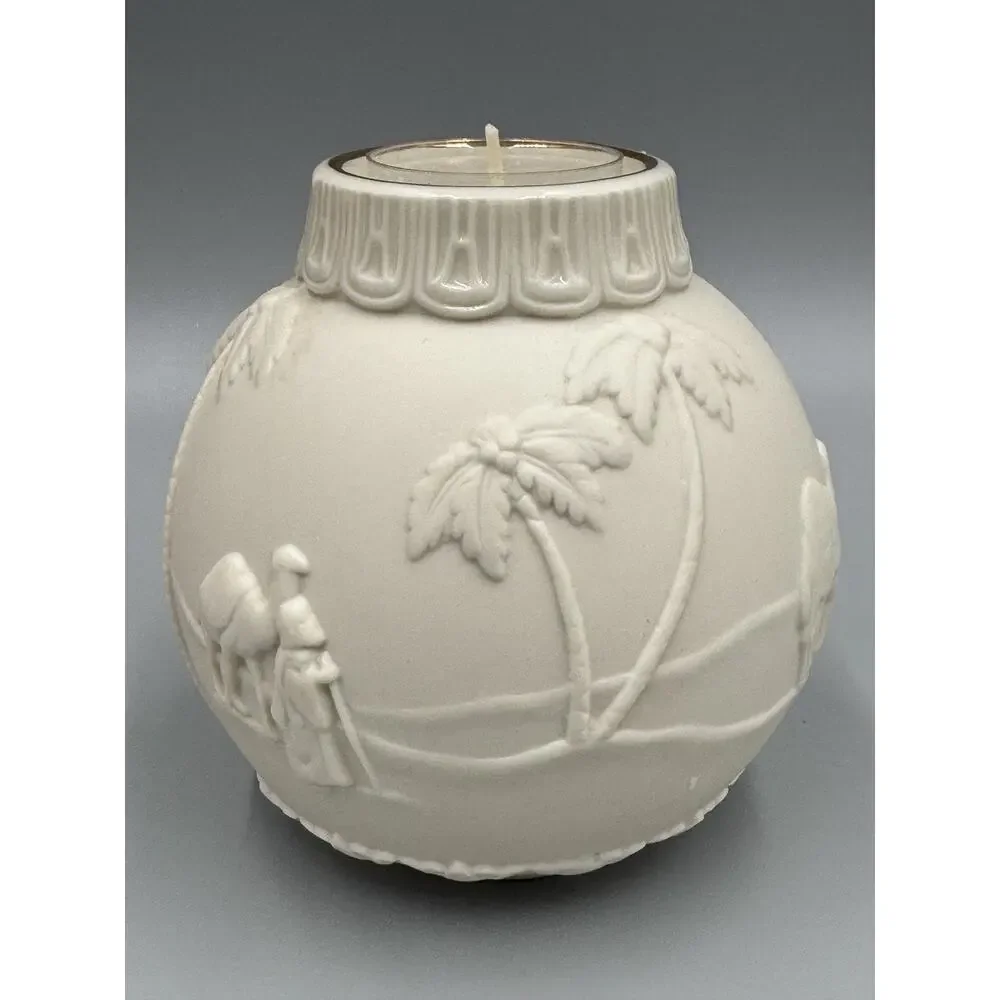 Lenox Ornamental Glow Christmas Nativity‎ Votive Candle Holder